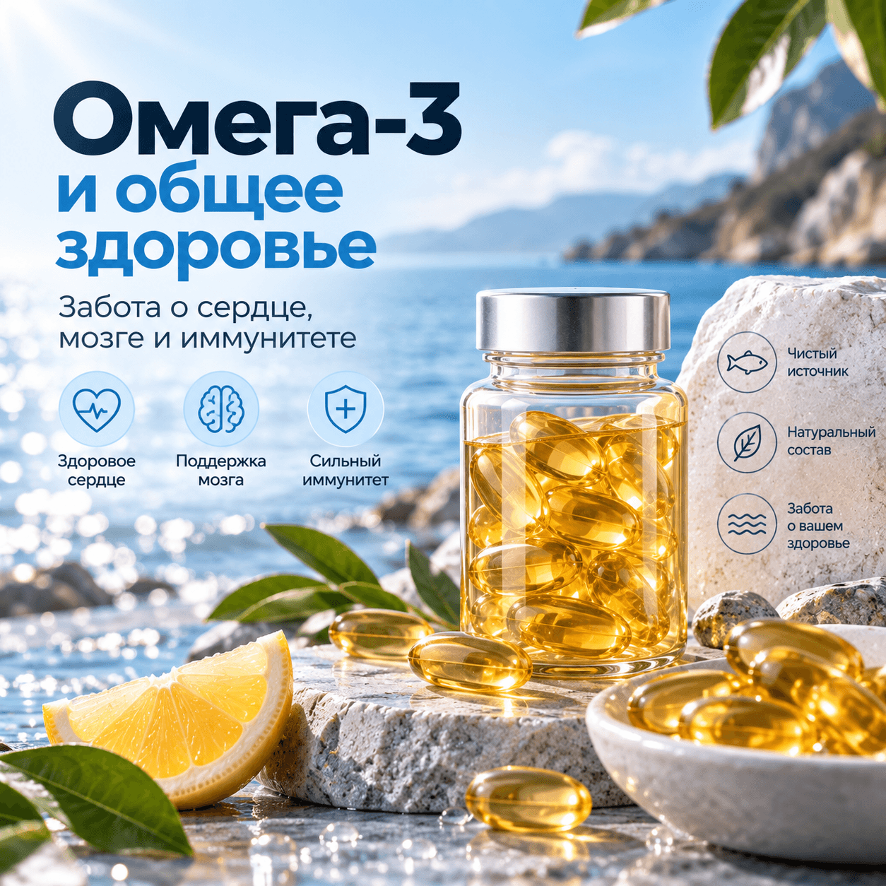 Омега-3 и общее здоровье