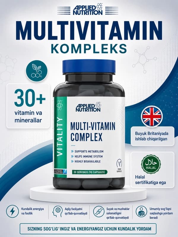 Applied Nutrition Multi-Vitamin Complex 90 капсул, витаминно-минеральный комплекс